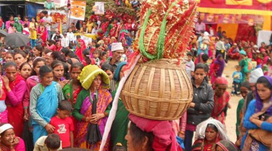 बिरुडा धोएर न्यालाको गौरापर्व मनाइँदै