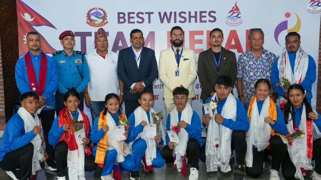 एसियन गेम्सका लागि कराते टोली जापान प्रस्थान, तयारी उतै गर्ने