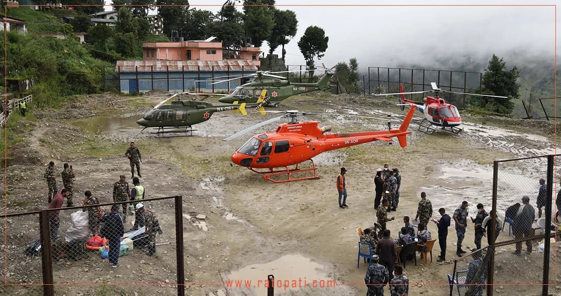 धुन्चे बन्यो राहत र उद्धारको केन्द्र